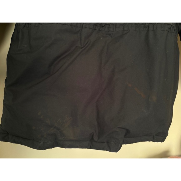 Mens Navy Insulated Field Parka Jacket Utility Multi-Pocket Heavyweight Coat - Picture 6 of 8